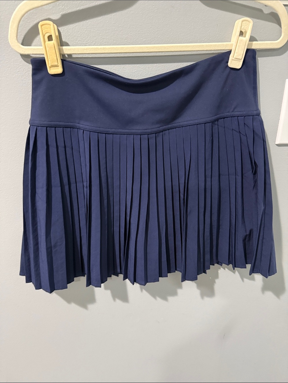 Fabletics Navy Pleated Mini Skirt